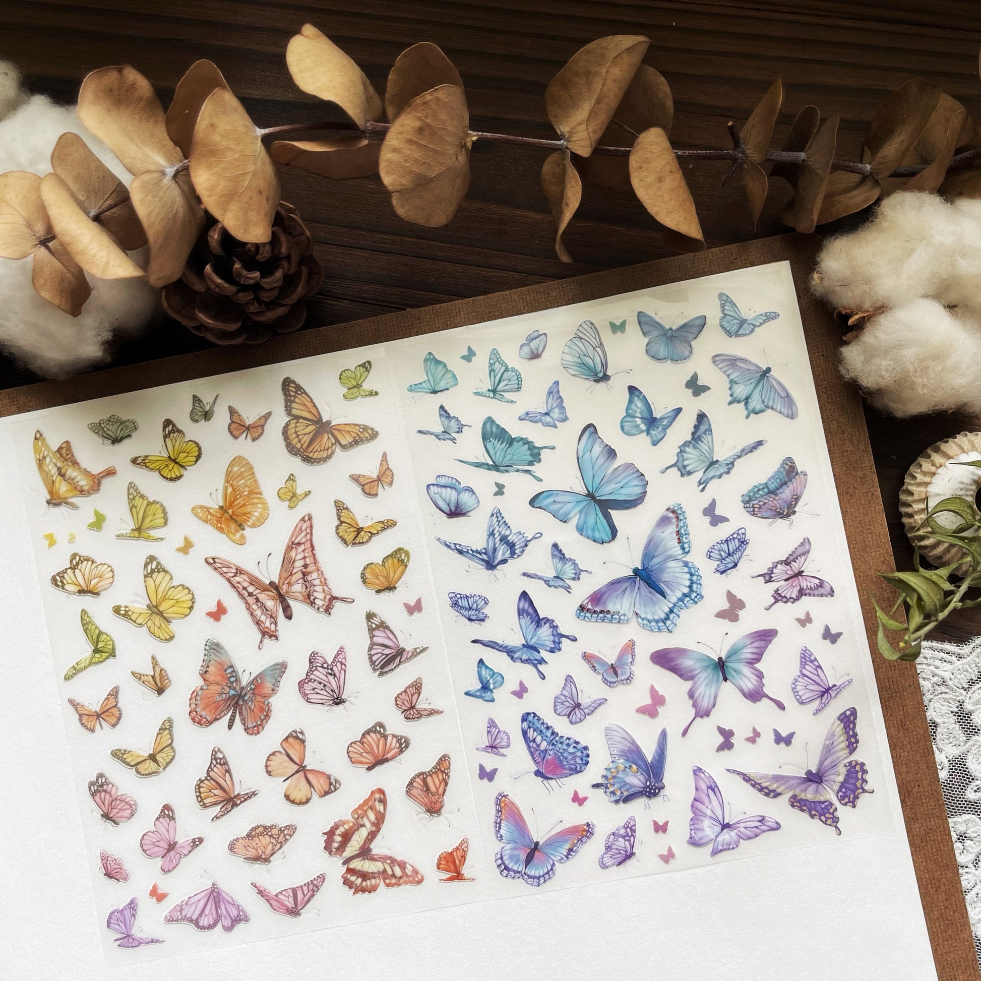 舞蝶 / 轉印貼紙 - YU'S WORLD STORE|小玉的貼貼世界