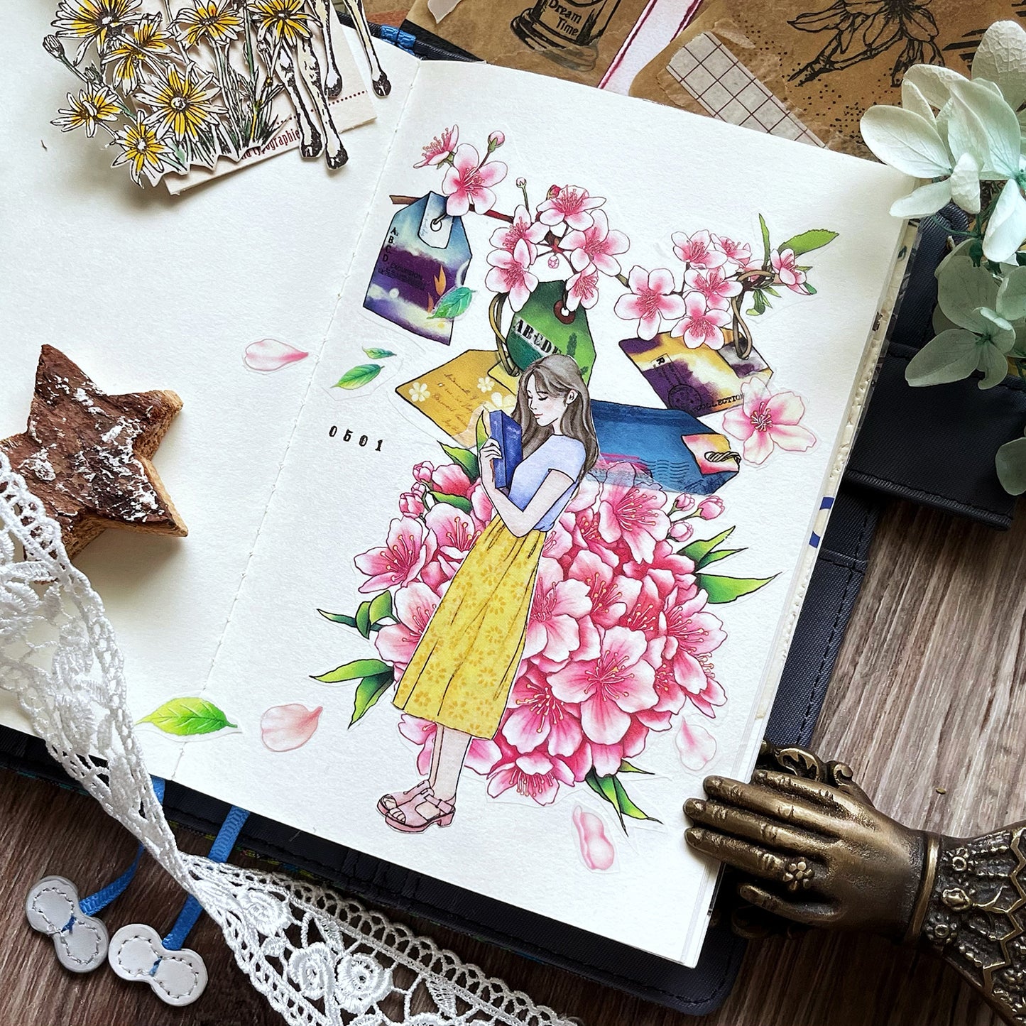 Hello Miss 妳好 7.5cm :: 先行版 / 紙膠帶 - YU'S WORLD STORE|小玉的貼貼世界