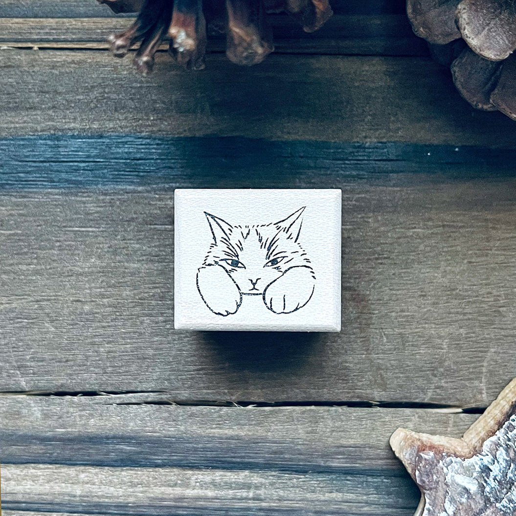 no.203-205   躲貓貓・喵喵 - 兜 蕊 咪 / 櫸木印章 預購2024/1/10出貨 - YU'S WORLD STORE|小玉的貼貼世界