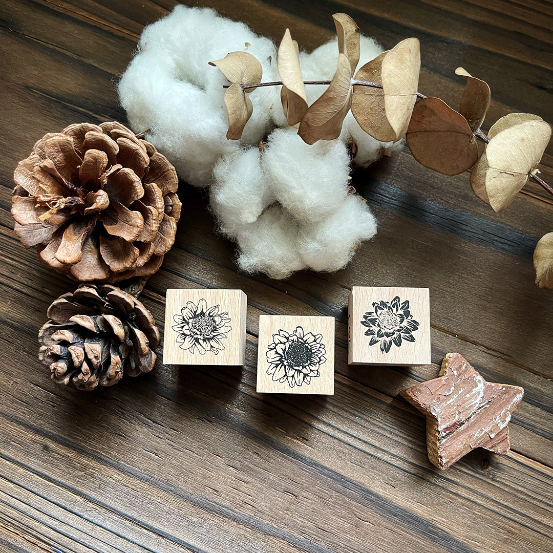 NO.95-97 小野花 / 手繪復古印章 - YU'S WORLD STORE|小玉的貼貼世界