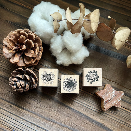 NO.95-97 小野花 / 手繪復古印章 - YU'S WORLD STORE|小玉的貼貼世界