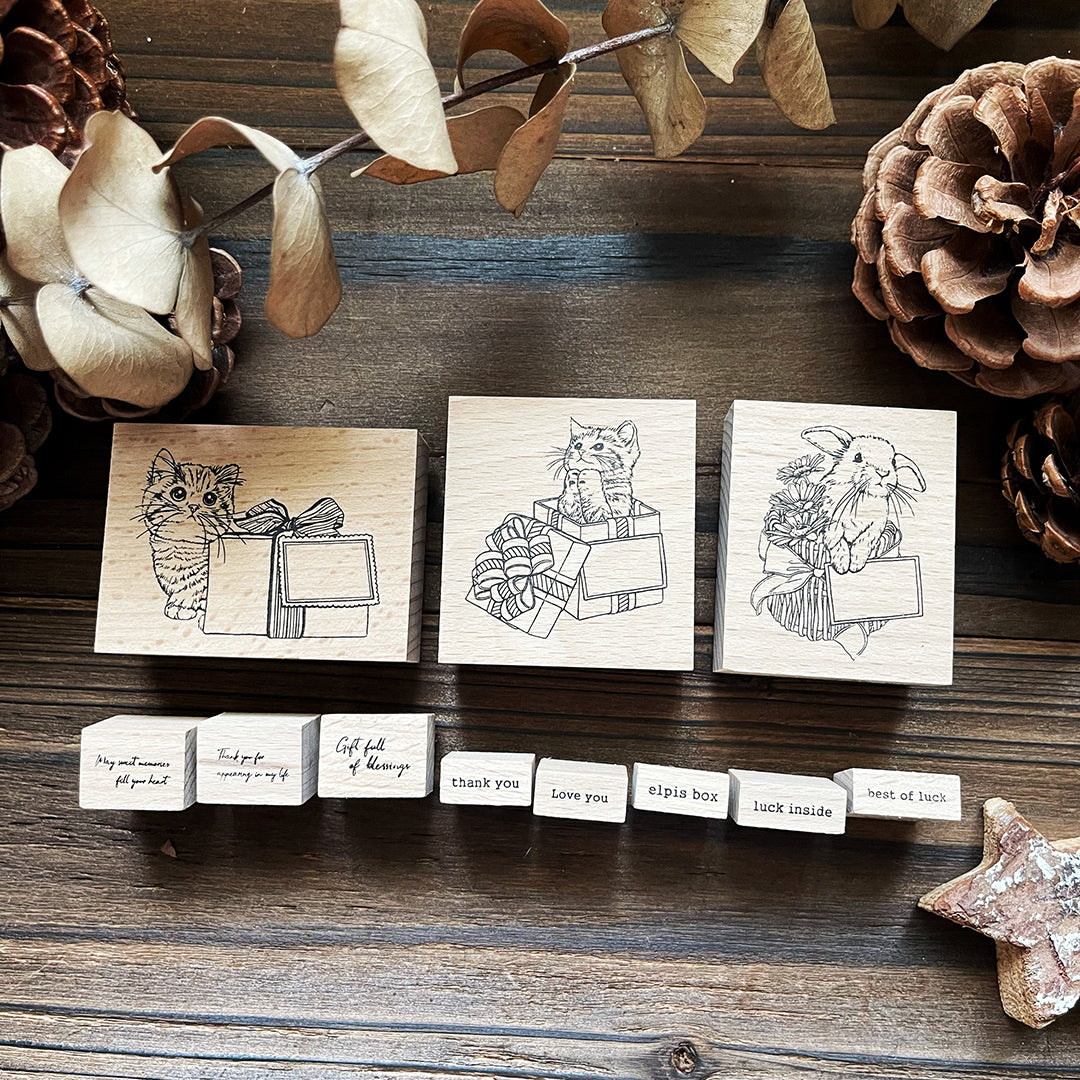 no.168-178 禮物和禮物們 / 印章 - YU'S WORLD STORE|小玉的貼貼世界