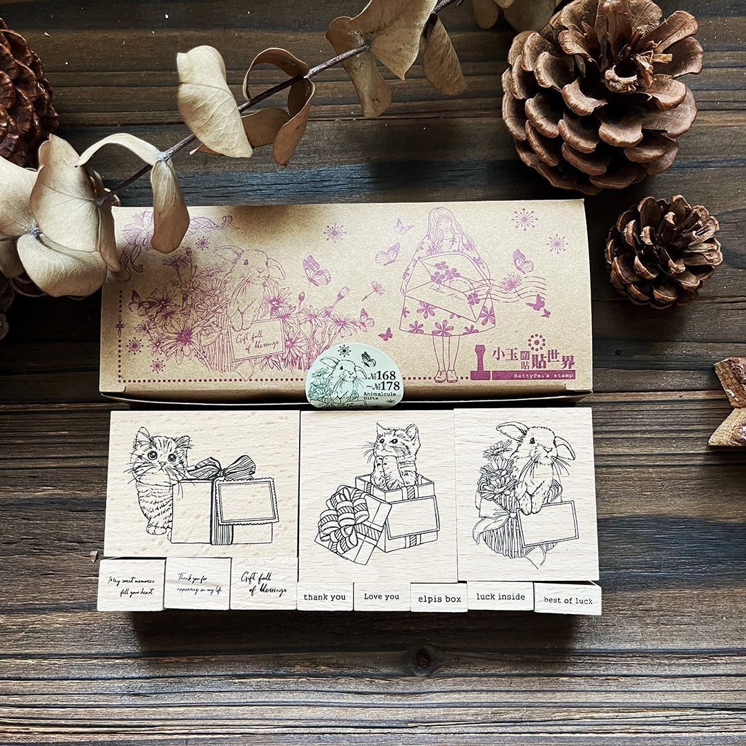 no.168-178 禮物和禮物們 / 印章 - YU'S WORLD STORE|小玉的貼貼世界