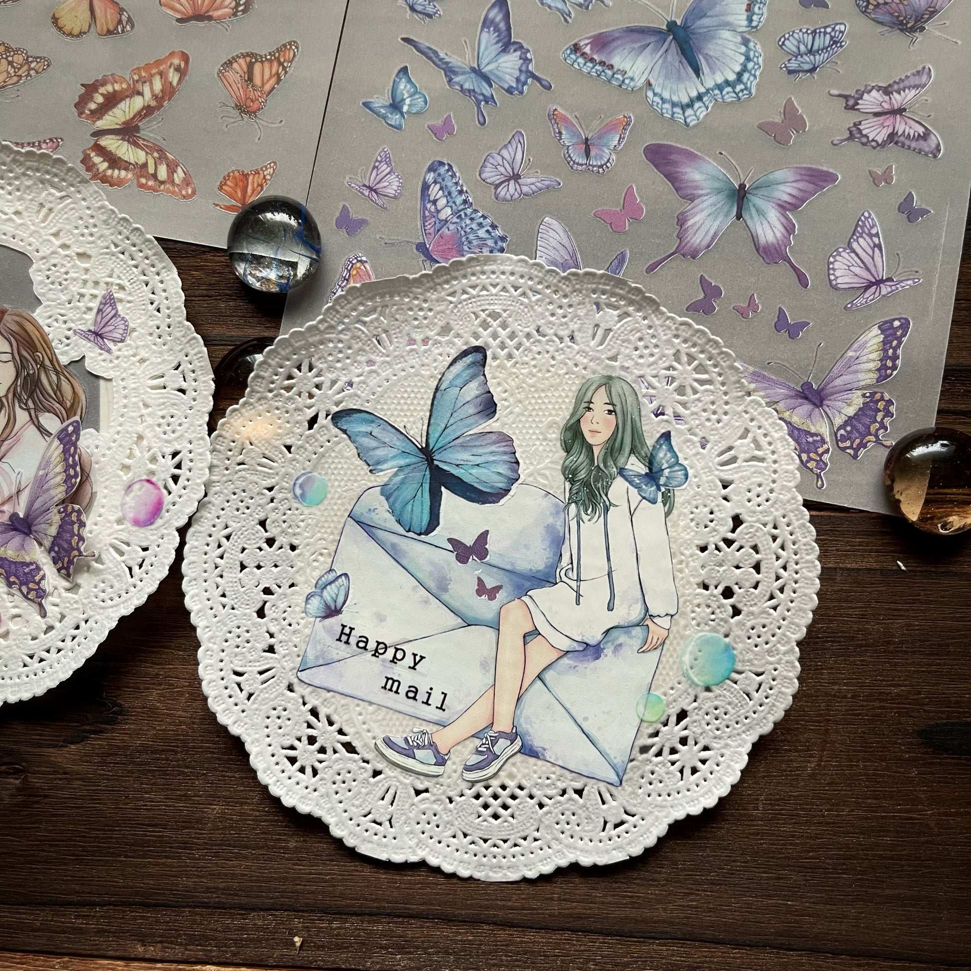 舞蝶 / 轉印貼紙 - YU'S WORLD STORE|小玉的貼貼世界