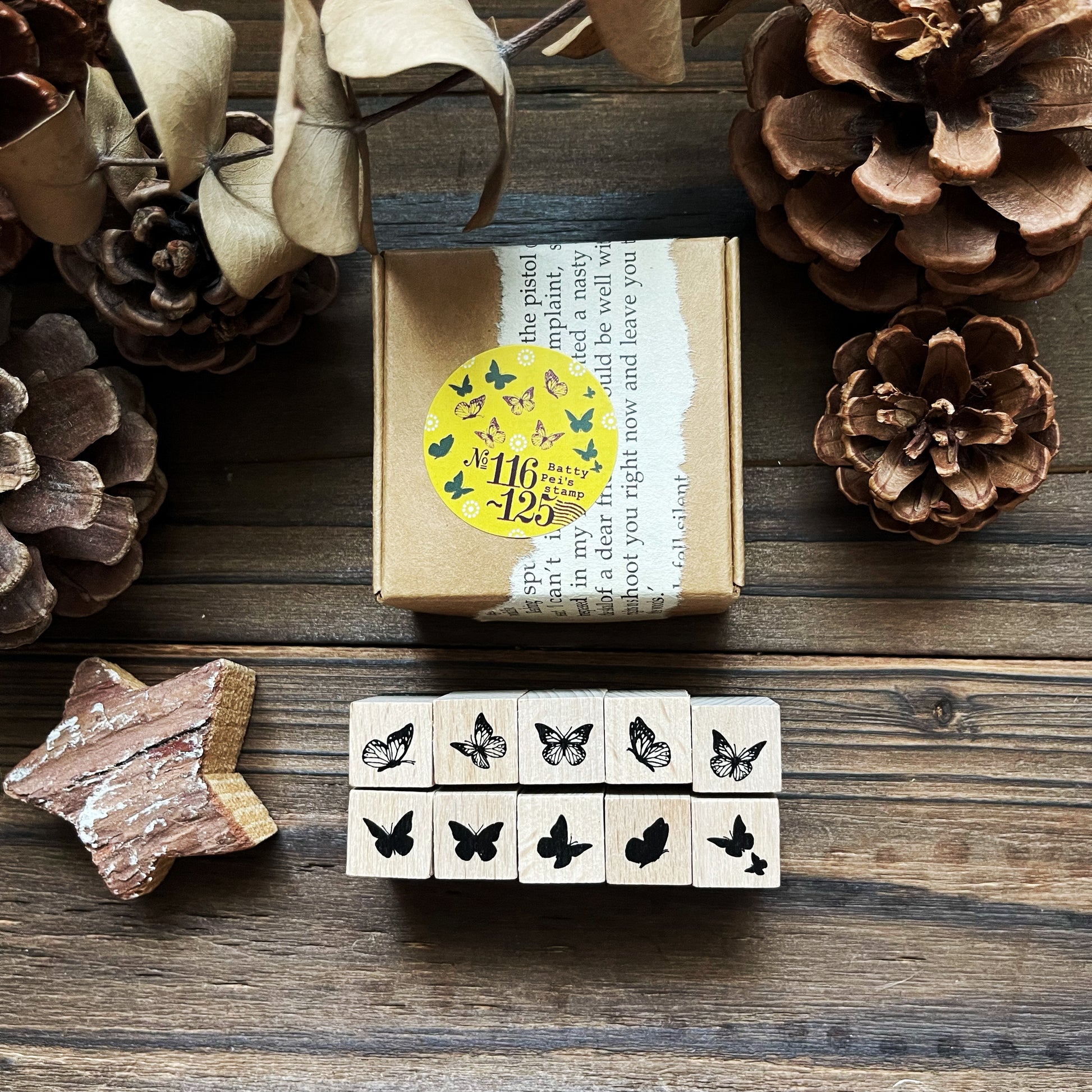 no.116-125 小舞蝶 :: 復刻版 / 迷你小印章 - YU'S WORLD STORE|小玉的貼貼世界