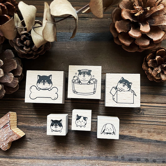 no.151-156 嘻八與朋友們 / 印章 - YU'S WORLD STORE|小玉的貼貼世界