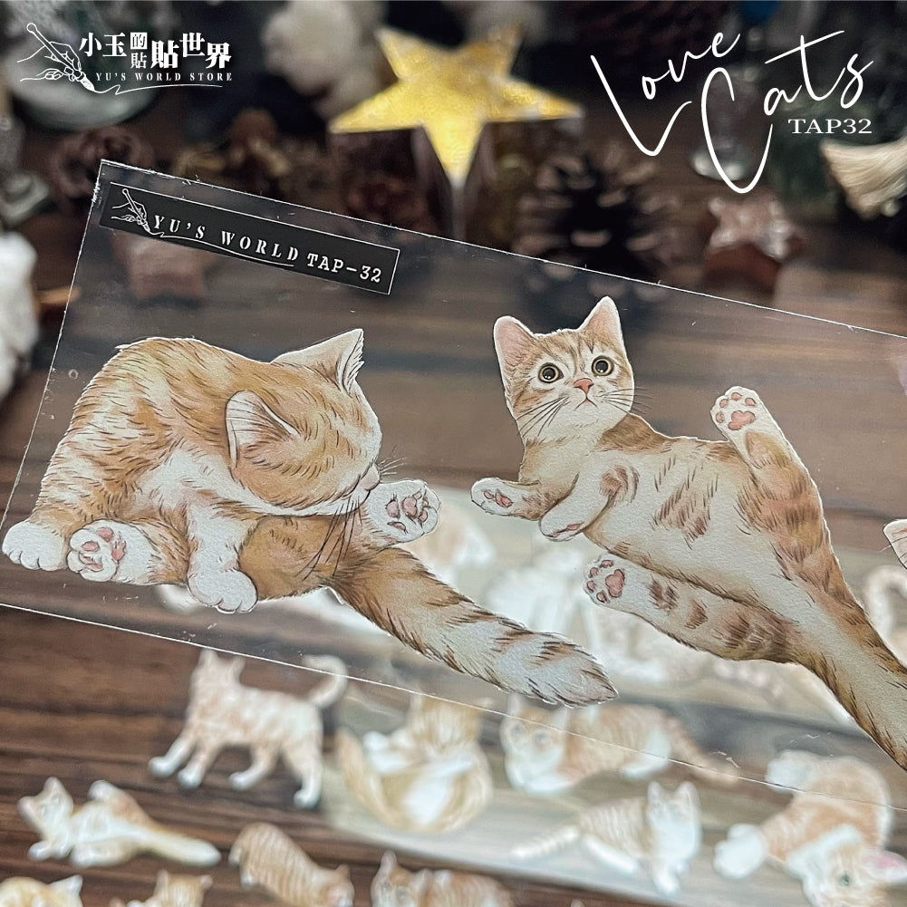 yusworld_love cats pet tape