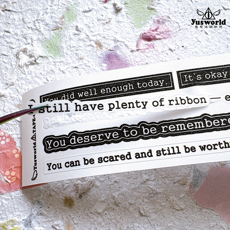 New/ TAPE44 星光寄語 Vol.1 織語日和/割型膠帶 - YU'S WORLD STORE｜小玉的貼貼世界