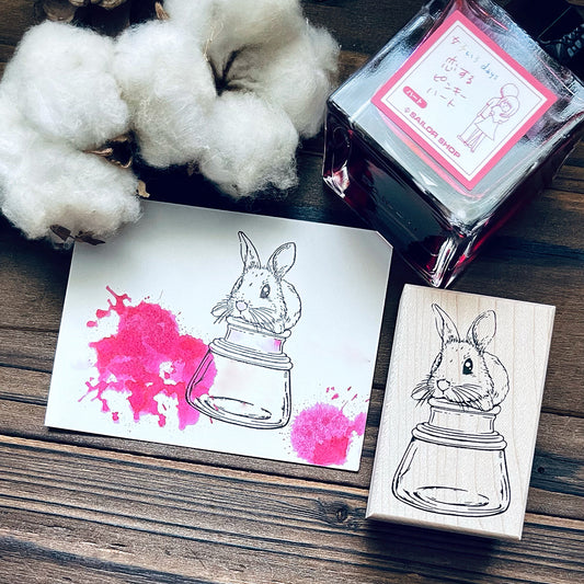 yusworld_no.186 Sweet Bunny bottle stamp-Anne