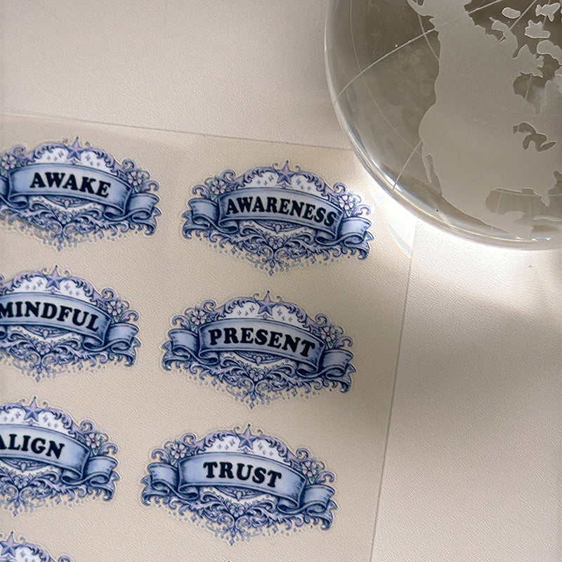 new / 覺醒覺知系列 / Awaken Series / 感壓貼紙 /  Crystal Transfer Sticker - YU'S WORLD STORE｜小玉的貼貼世界