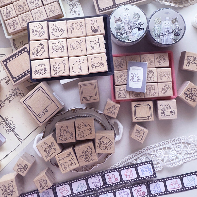 new / no.297-302 快樂時光 / 印章 - YU'S WORLD STORE｜小玉的貼貼世界