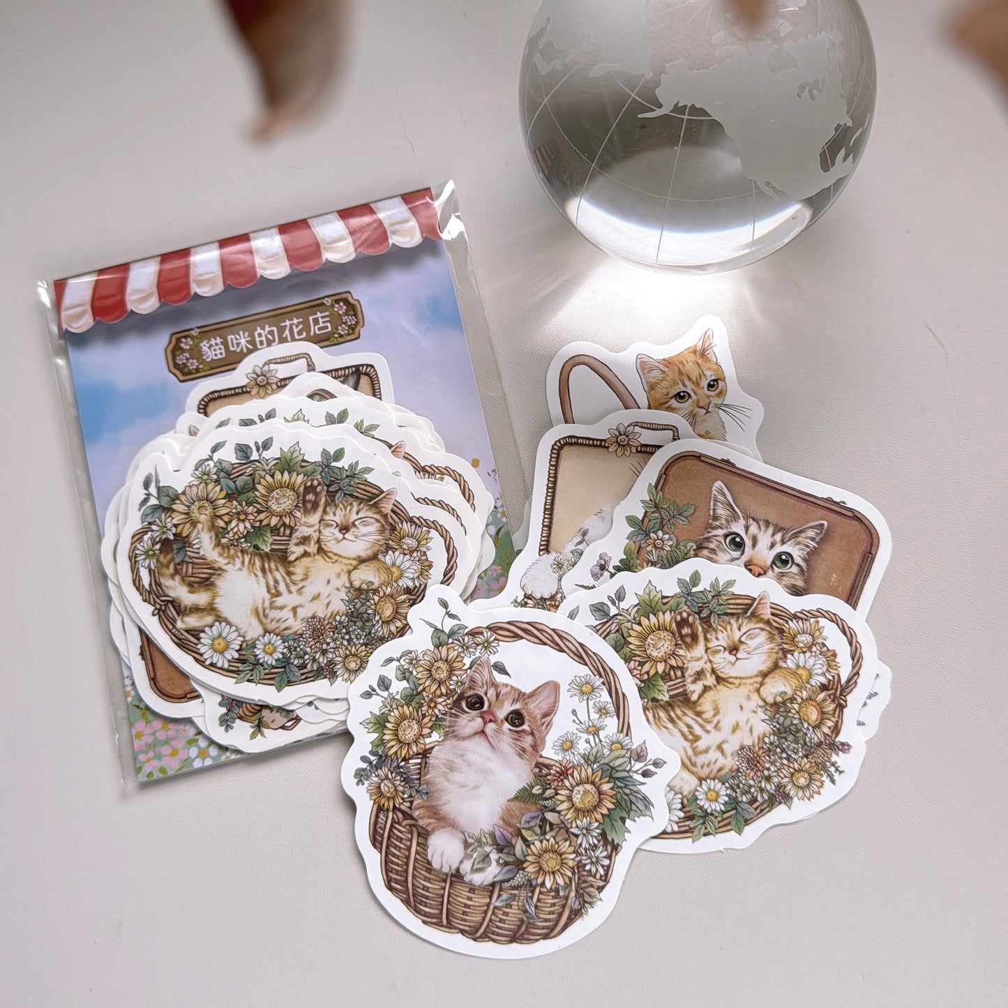 new / 貓咪的花店便箋 - YU'S WORLD STORE｜小玉的貼貼世界
