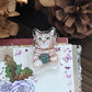 可愛貓咪 小花 雙面 滴膠 壓克力 手帳夾 - YU'S WORLD STORE｜小玉的貼貼世界