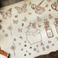 no.101 玩紙袋的貓 :: 復刻版 / 便籤印章 - YU'S WORLD STORE｜小玉的貼貼世界
